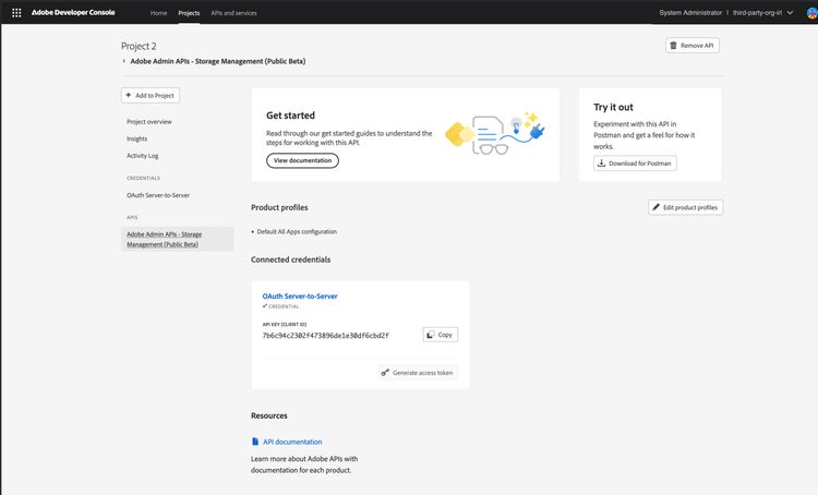 Connect another credential