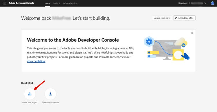 Create a project