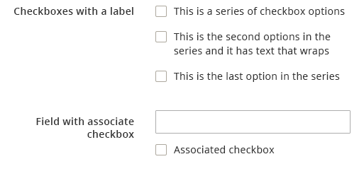 checkboxes