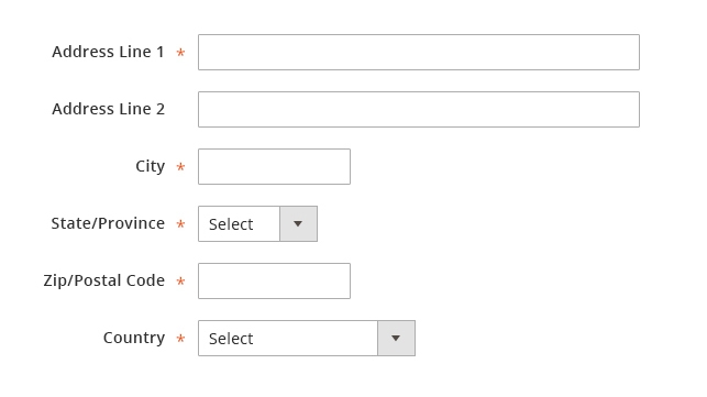 AddressForm example01