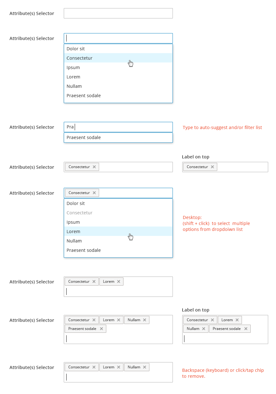 attribute selector