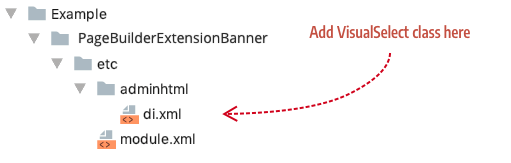 File and location for the VisualSelect class