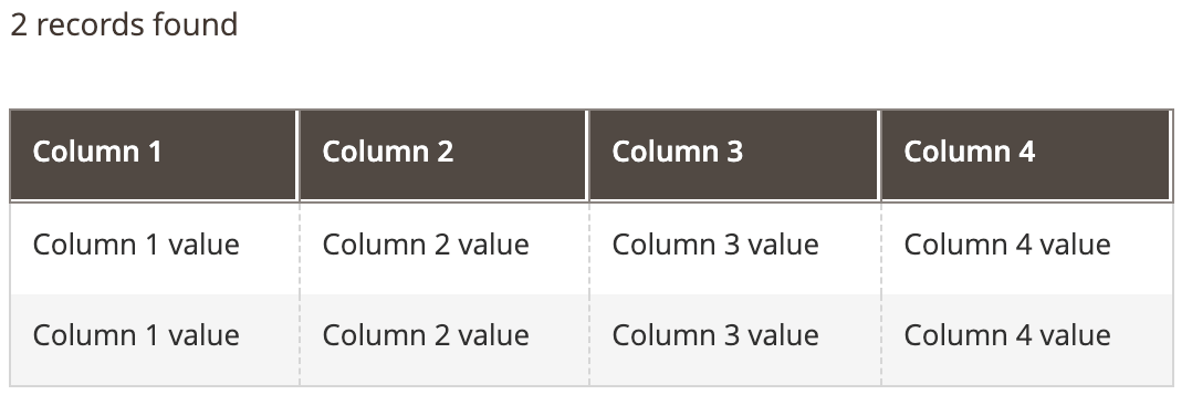 Columns Component Example