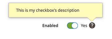 Checkbox Toggle UiComponent