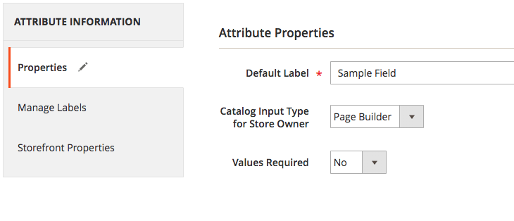 Catalog Input Type