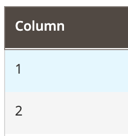 Column Component Example