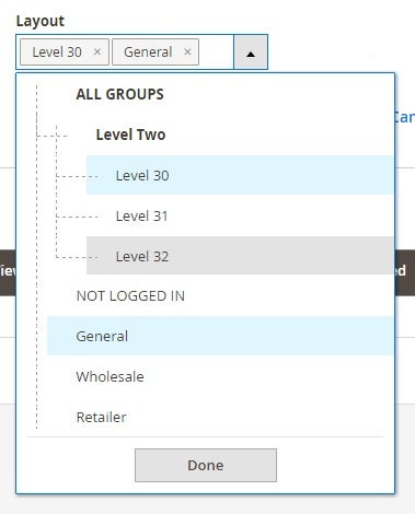 view the configuration