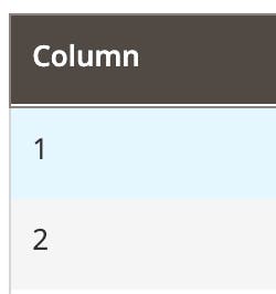 Collum Reference Column