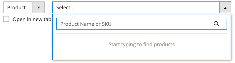 urlInput Component product link example