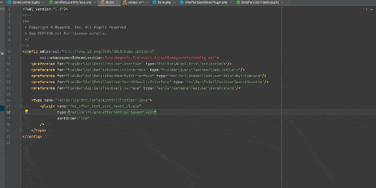 Plugin tag inspections