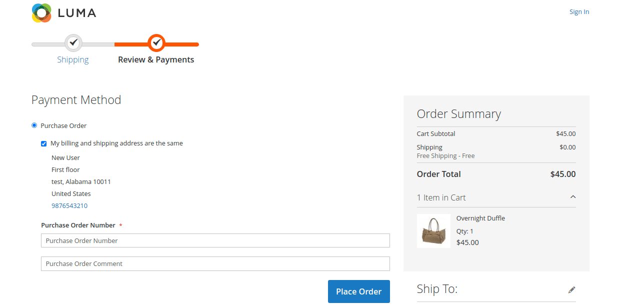 Custom field in checkout page