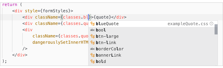 Change class names to camelCase