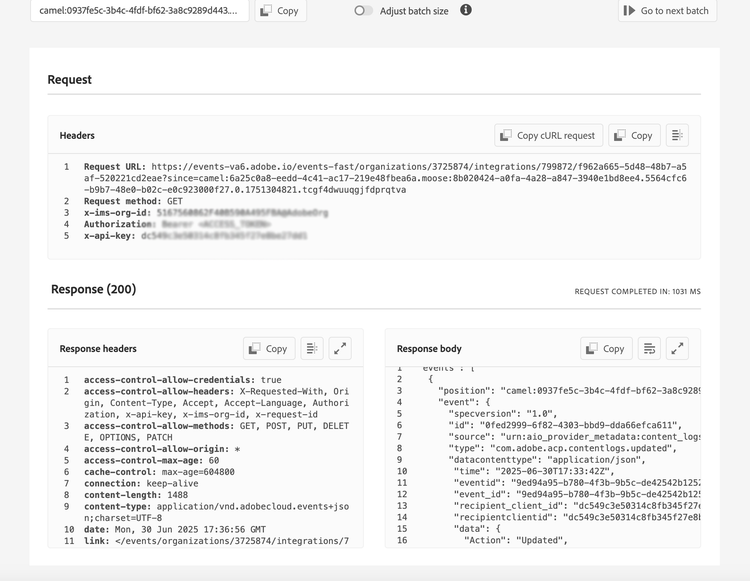 Verify Resopnse 200
