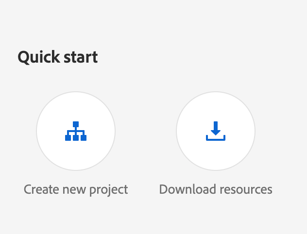Create new project