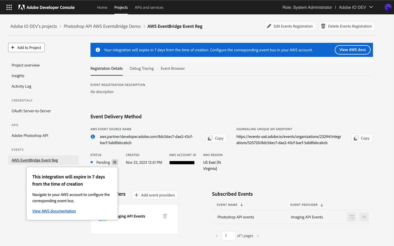 Verify setup