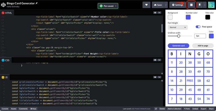 Spectrum Web Components Codepen