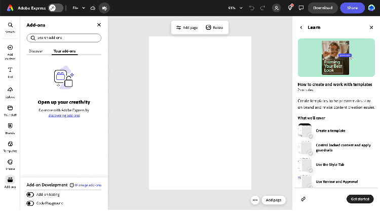 Code Playground Add-on Mode
