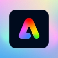 Adobe Express logo over a gradient background
