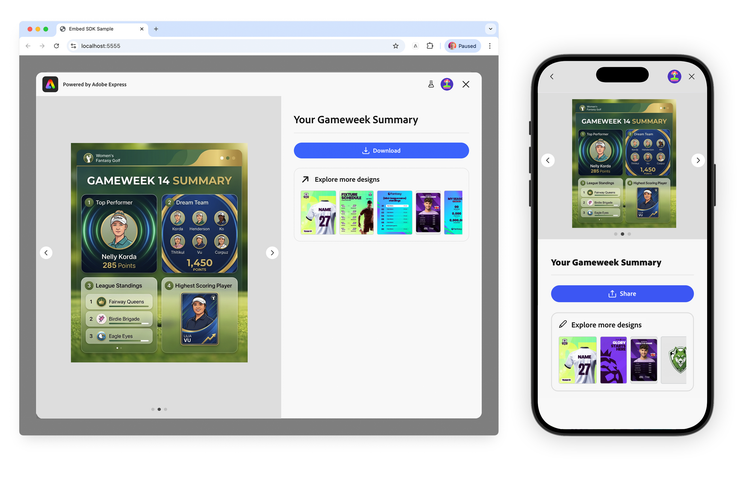 Design Viewer with multiple assets