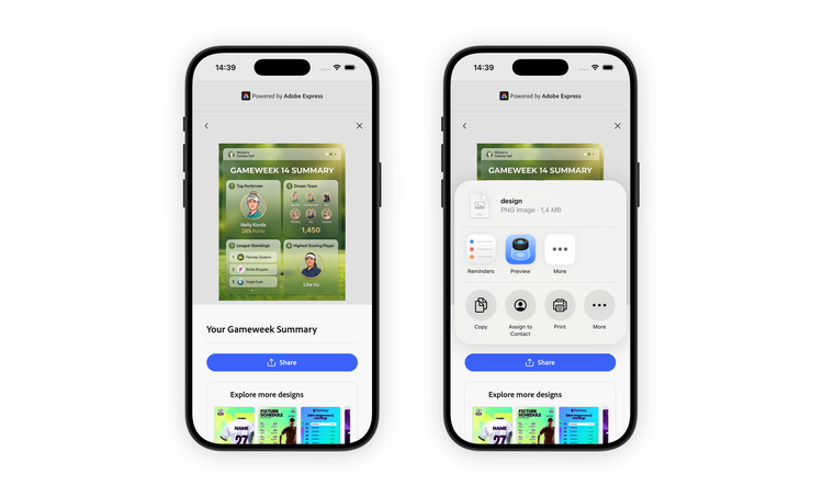 Mobile sharing with the Web Share API