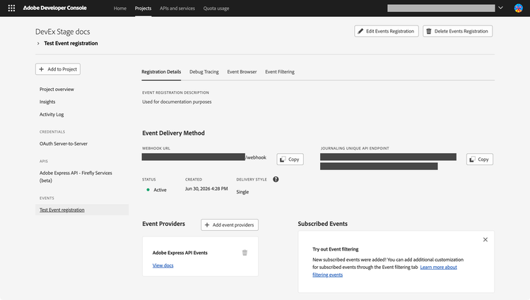 Developer Console Active Status