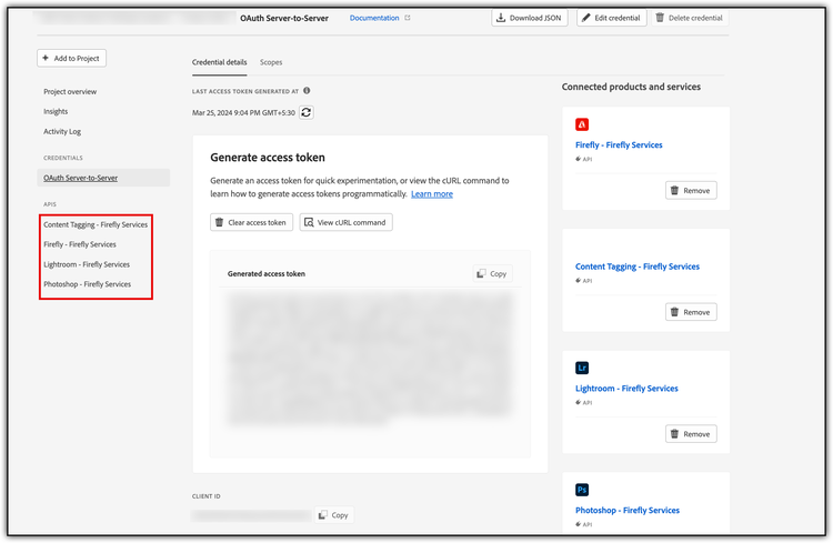 Generate Access Token