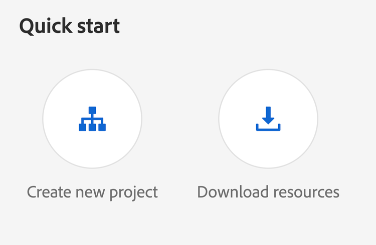 Create new project