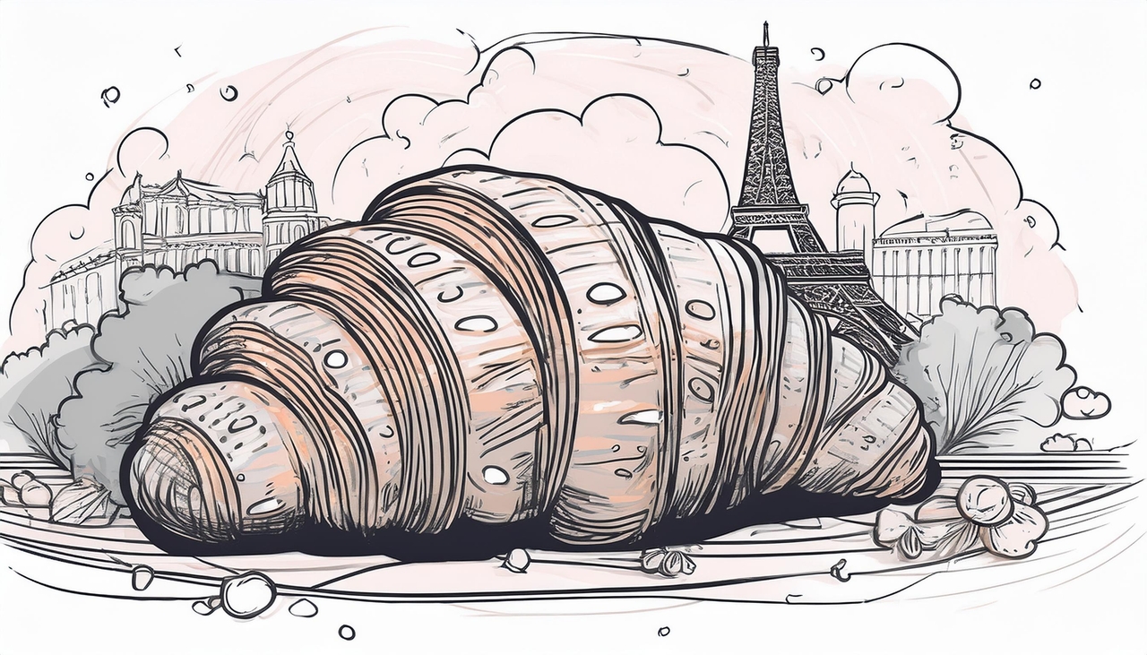 paris tourism illustration