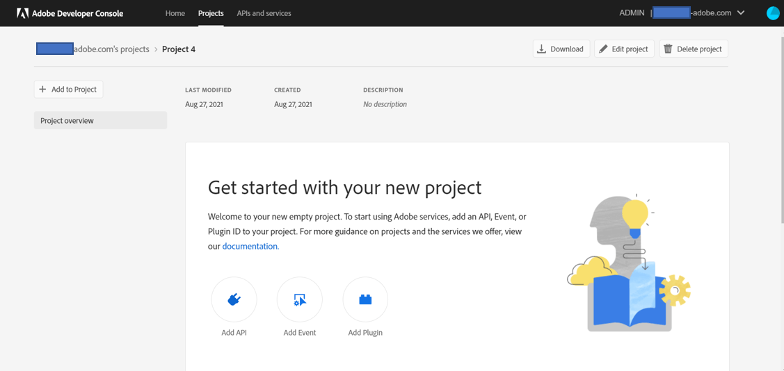 Get started with your new project