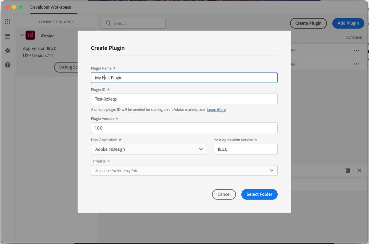 Get started - UXP plugin