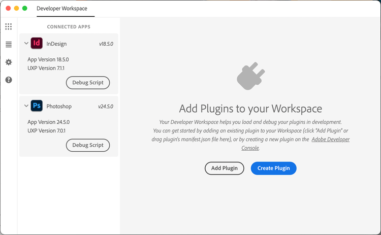 Example of connected apps
