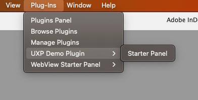 Plug-Ins Menu