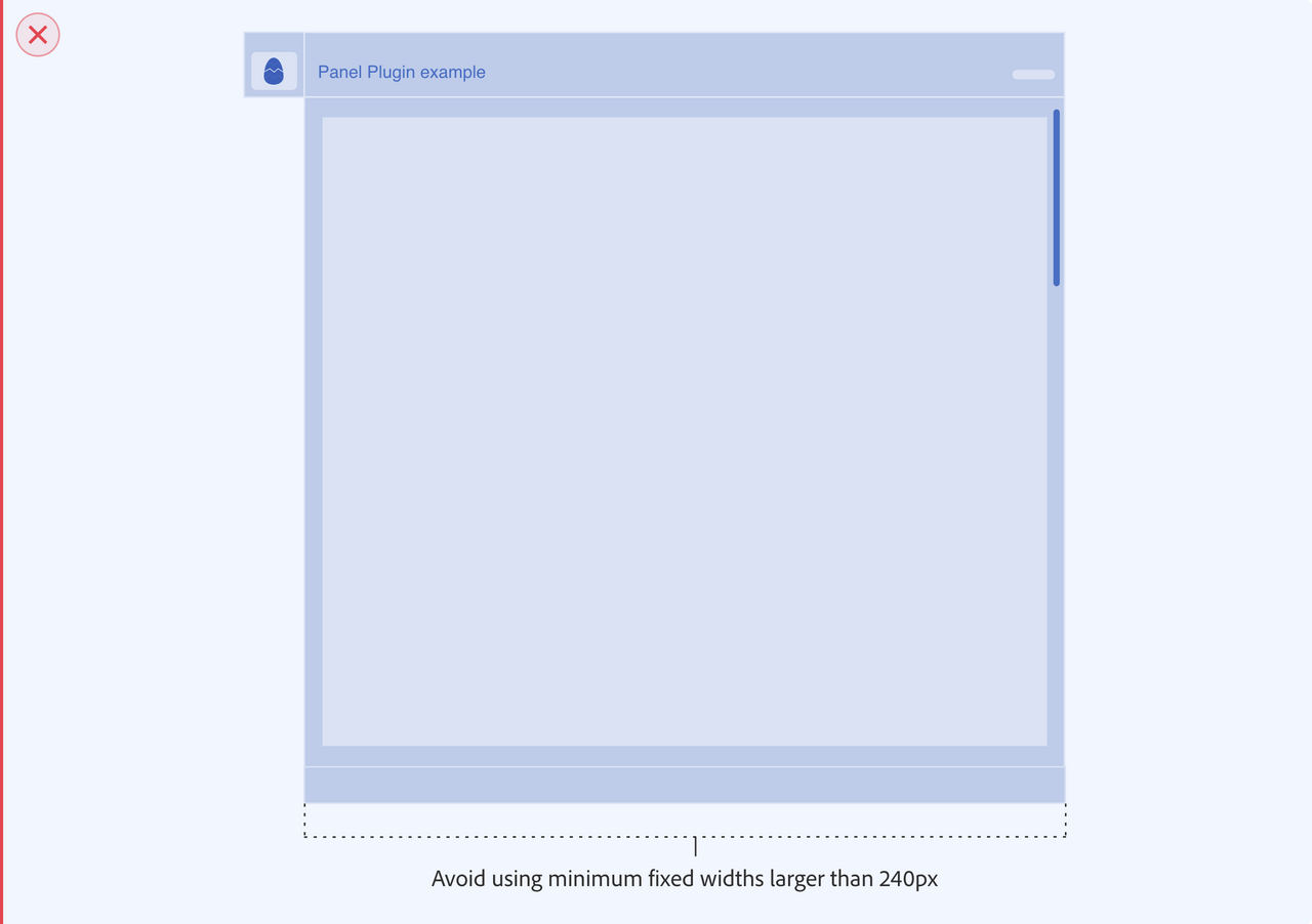 Photoshop large fixed widths Don't