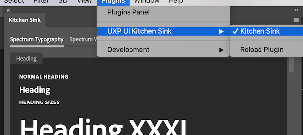 Plugins Menu