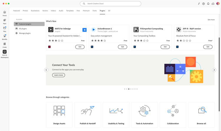 Adobe Creative Cloud Marketplace
