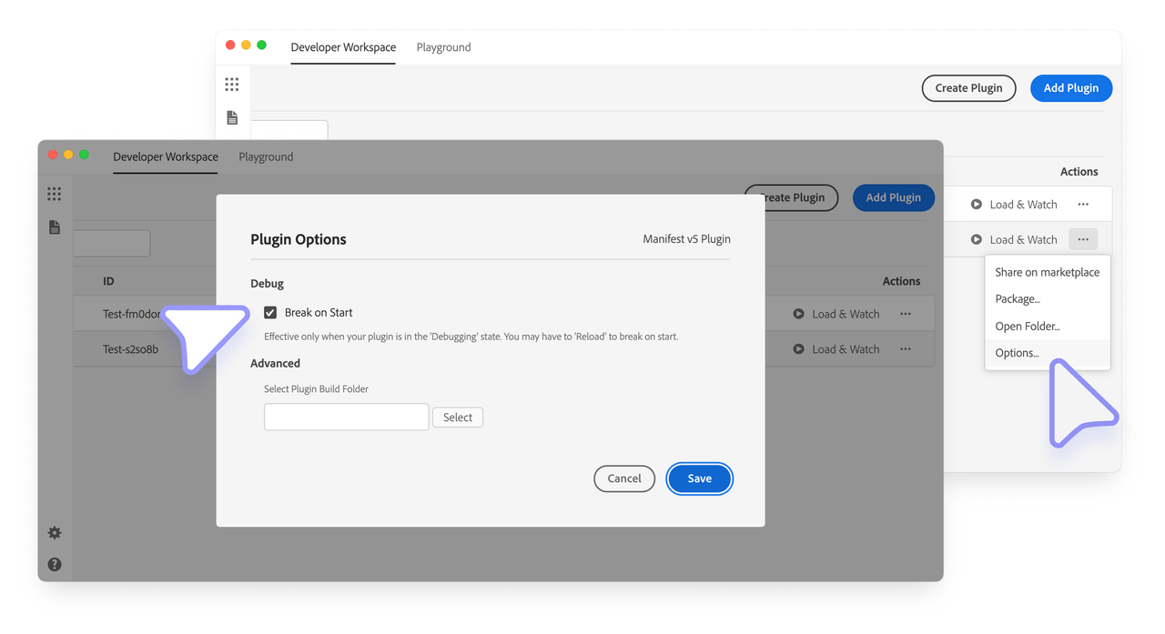 UDT - Break on start