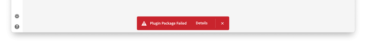 Package error