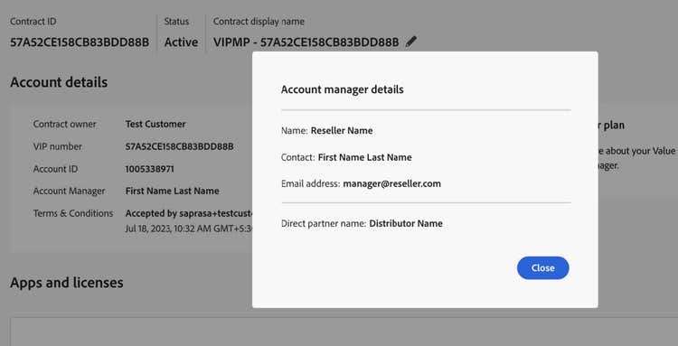 Reseller and distributor details