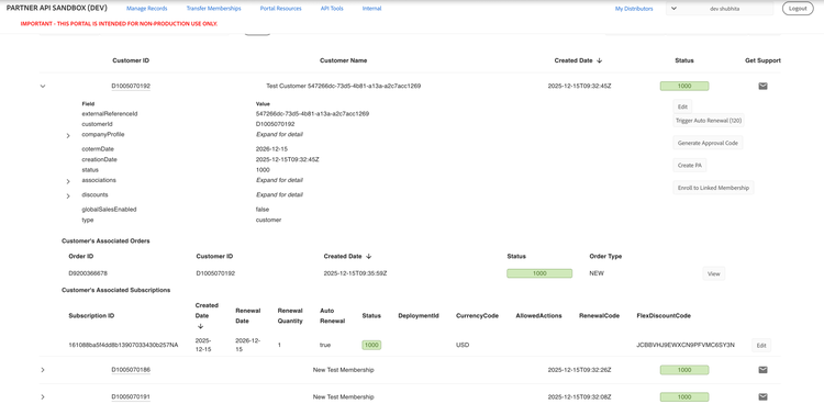 Flex Discount details in Subscription details