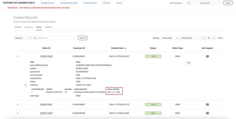 View Discount Code for HVD customers