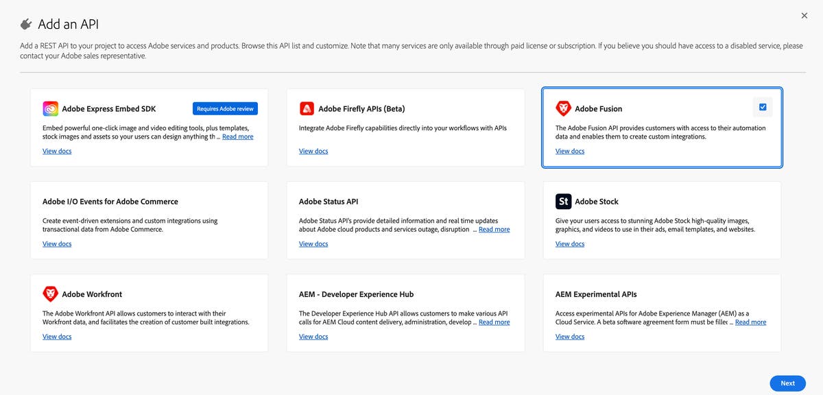 Create Credentials - Workfront Fusion API